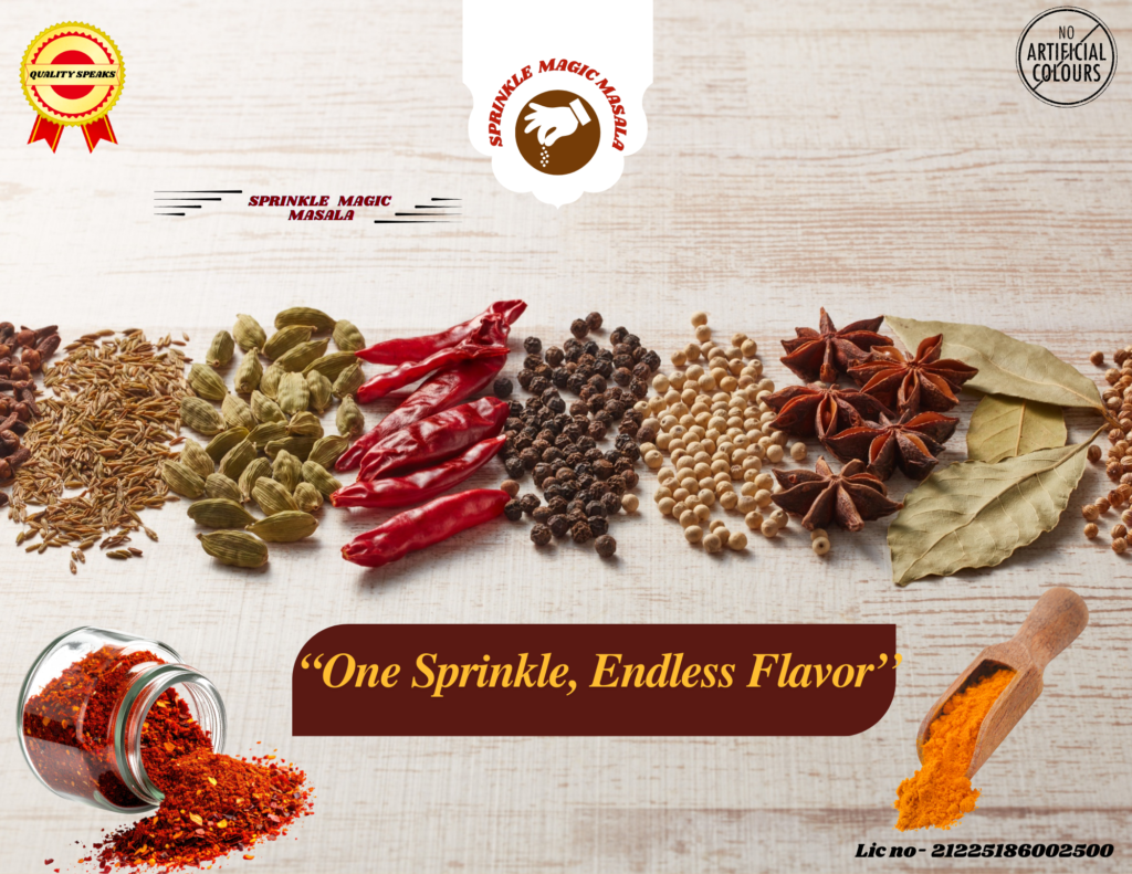 Home sprinkle magic masala brochure